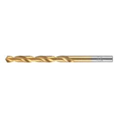 Broca Aço Rápido Nitreto de Titânio 6,5mm Haste Cilíndrica 1PC MTX Profissional