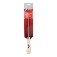 Lima Triangular 150 mm 6” Cabo Madeira Aço Carbono Precisão MTX 1602355