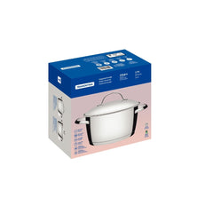 Caçarola Funda Tramontina Allegra Aço Inox Com Fundo Triplo 20 Cm 3,1 L Indução Forno 260 Graus