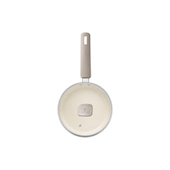 Panela Tramontina Veronese Alumínio Reciclado Revestimento Cerâmico 16 Cm 1,3 L Bege Mineral