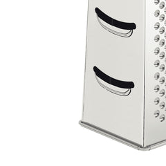 Ralador 4 Faces Tramontina Utilità Aço Inox E Cabo ABS Branco Para Legumes E Queijos Multiuso