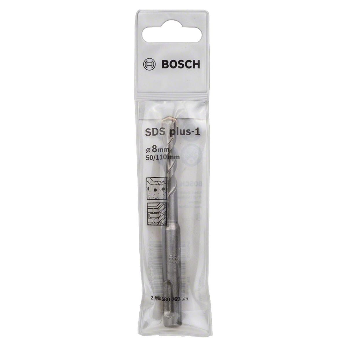 Broca Bosch Sds Plus-1 Para Concreto Ø8 X 50 X 110 mm