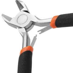 Mini Alicate Corte Diagonal 5'' (130mm) Niquelado Abertura Automática Cabo Dupla Injeção Sparta Mini 1782455