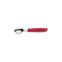 Concha Para Sorvete Tramontina Utilità Aço Inox E Cabo Polipropileno Vermelho Resistente Lava Louças