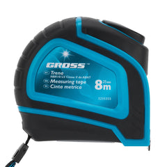 Trena 8m 25mm Autostop Leitura Mm/Pol Fita Metal Gross 3255355