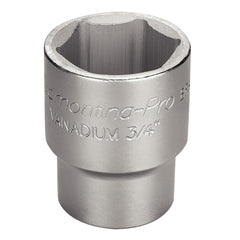 Soquete Sextavado 36 mm 3/4'' Hyper Drive Aço Cromo Vanádio Cromado DIN 3124 Tramontina PRO