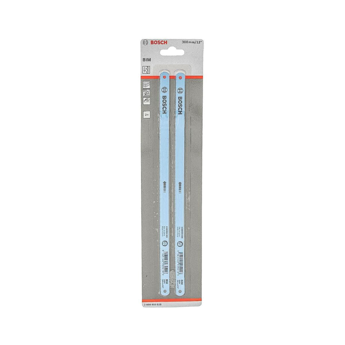 Lâmina De Serra Manual Bosch Hacksaw 300mm 24 Dentes 2 Peças