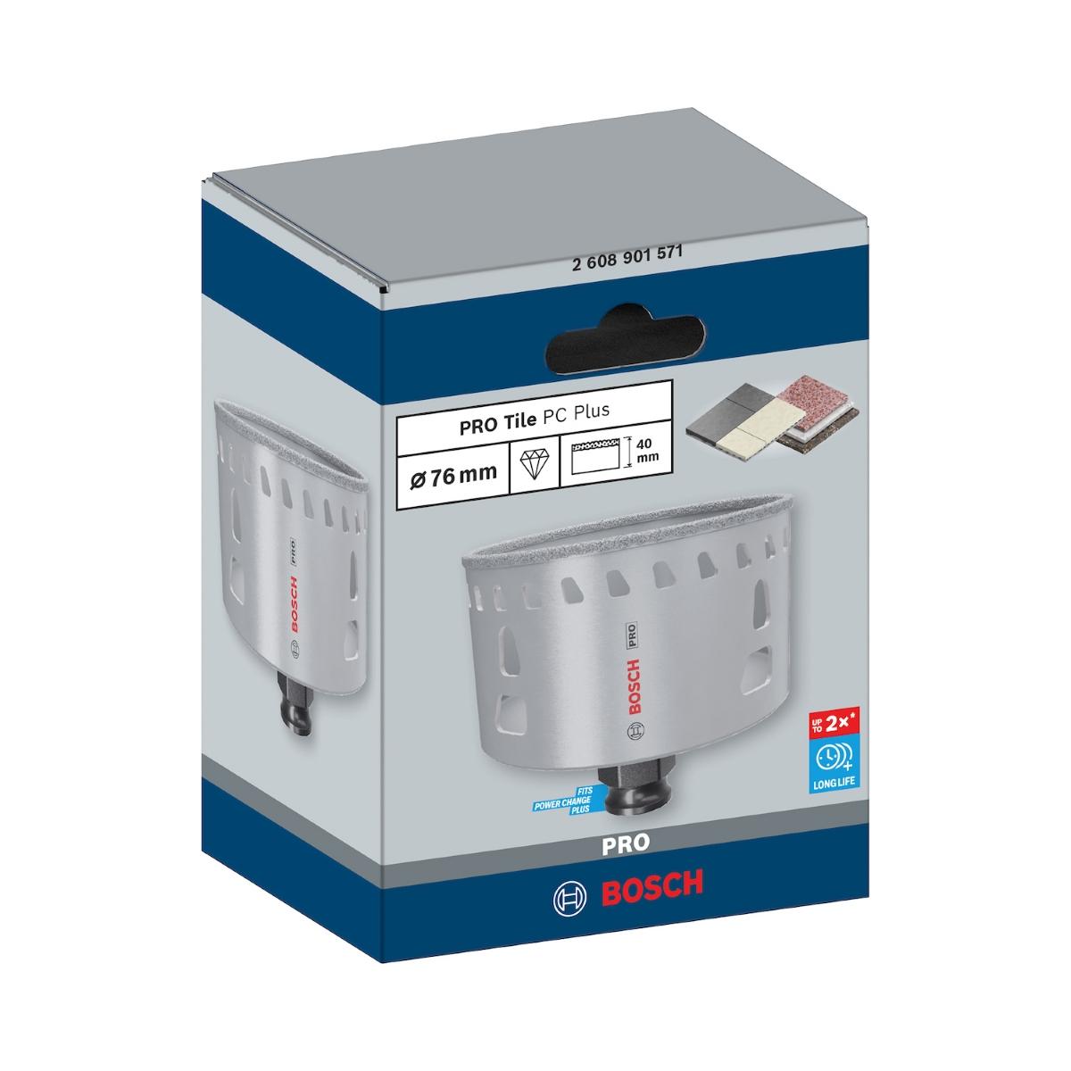 Serra Copo Bosch Pro Tile Power Change Plus 76 mm 3''