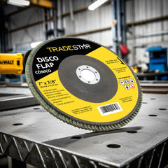 Disco Flap 180 mm G50 Fibra Conico Aço Tradestar