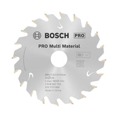 Disco Serra Circular Bosch Multimaterial Cordless 85mm30D