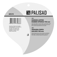 Tesoura Corta Galhos Aço 260x700mm Palisad 605218 Corte 25mm Poda Jardim