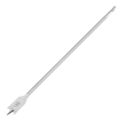 Broca Chata Para Madeira Longa 20 X 300mm Haste Hexagonal 7mm Aço 45 MTX Precisão