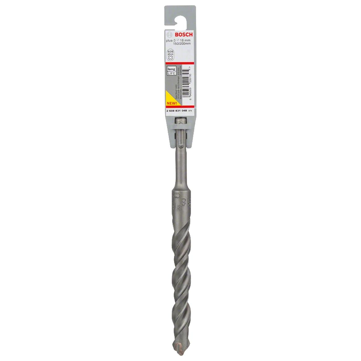 Broca Bosch Sds Plus-3 Para Concreto Ø18 X 150 X 200 mm