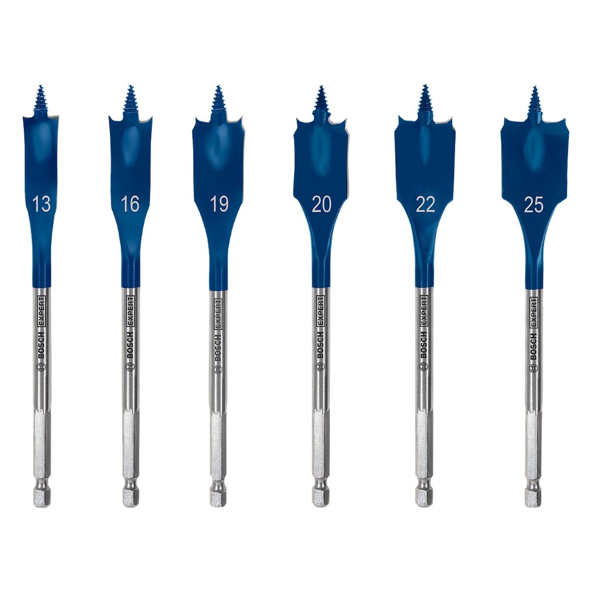 Jogo Com 6 Brocas Bosch Expert Self Cut Speed 13-25mmx152mm