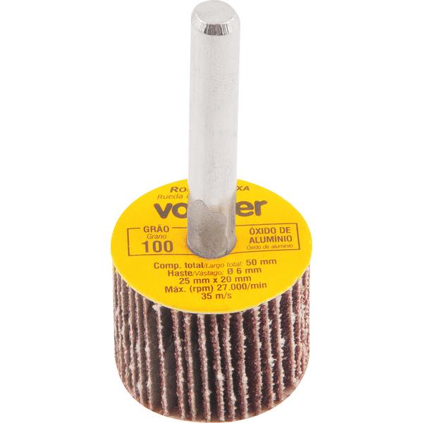 Roda de Lixa 25x20mm com Haste G100 Vonder