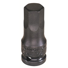 Soquete de Impacto 4mm 1/2''' Perfil Hyper Drive Acabamento Fosfatizado Aço Cromo Molibdênio Tramontina PRO