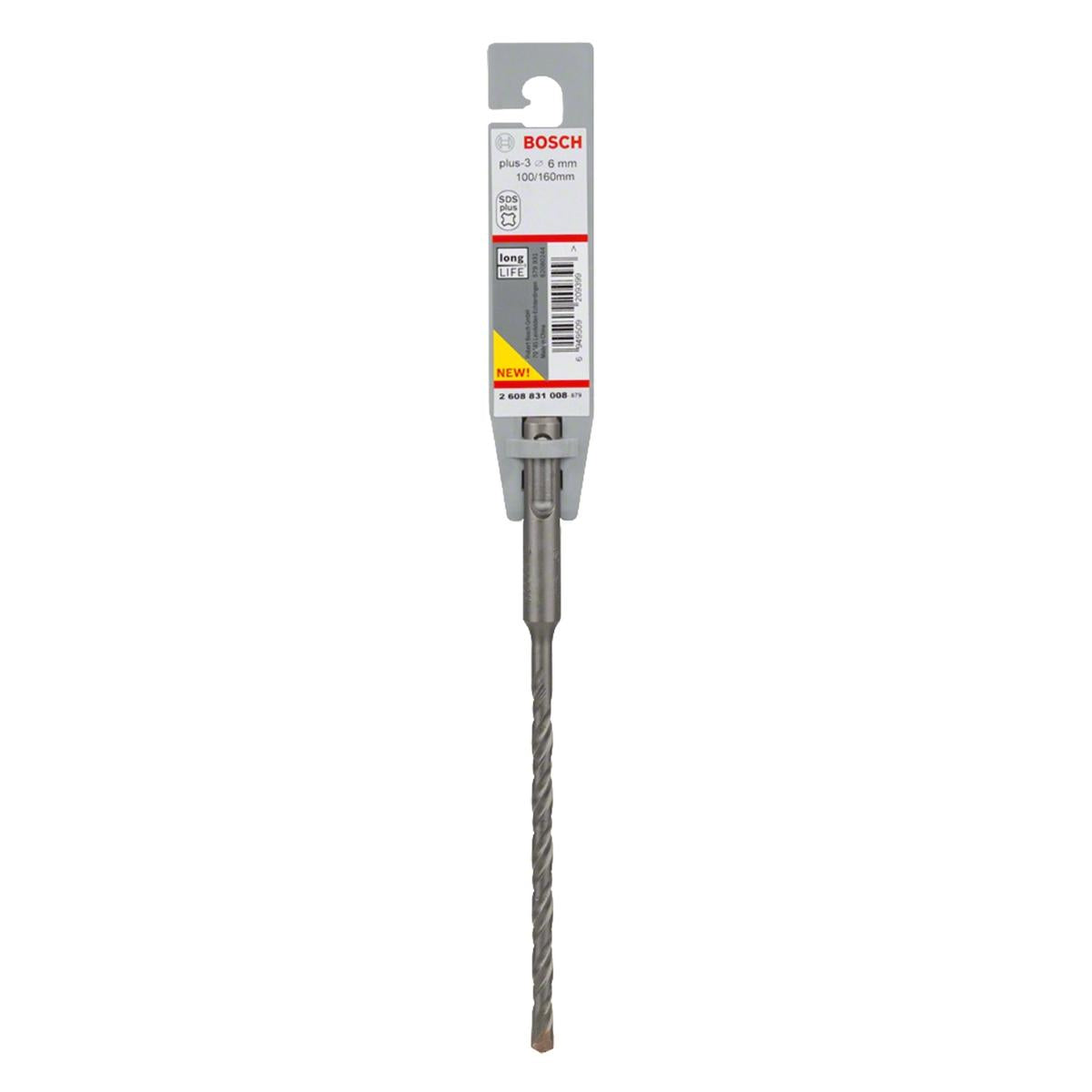 Broca Bosch Sds Plus-3 Para Concreto Ø6X100X160mm