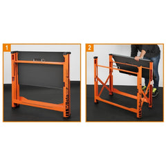 Bancada de Trabalho Dobrável Leve Compacta 0,8 Metros 200KG C56PL O Beta
