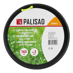 Fio Nylon Roçadeira Redondo 3mm 165m Palisad Alta Resistência