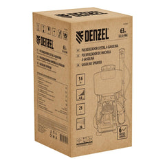 Pulverizador e Soprador Gasolina 63cc 25L 3.6HP Denzel GS-63-PRO Ciclo 2 Tempos