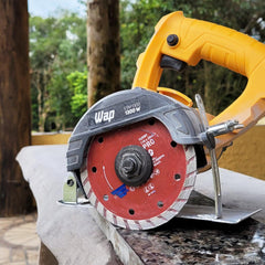 Serra Mármore WAP ESM1300 Cortes Precisos e Base de Metal, Troca Rápida de Escovas 1300W 220V