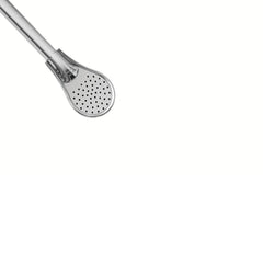 Bomba De Chimarrão Tramontina Ilex Aço Inox 19 Cm Sem Rosca Alta Vazão Para Mate E Tereré