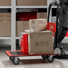 Carrinho Utilitário para Transporte de Cargas 150kg 730x475mm Plataforma Dobrável MTX