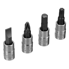 Jogo de Ferramentas Stels 94 Peças Maleta Plástica 1/4'' e 1/2'' Cromo Vanádio