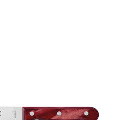 Kit Para Churrasco Tramontina 3 Peças Aço Inox Cabo Polywood Vermelho Com Tábua De Madeira