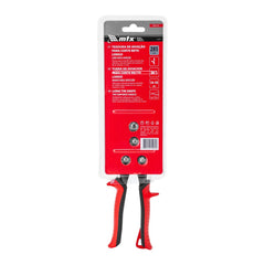 Tesoura Reta Longa Corte Reto 285mm Aço Ferramenta MTX 783419 Cabo Emborrachado