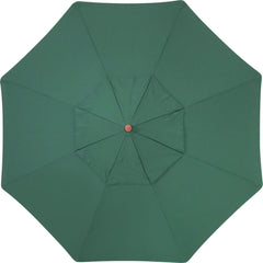 Ombrellone Central Madeira 2,70m Mondello Verde Bel Abertura Manivela FPS 60