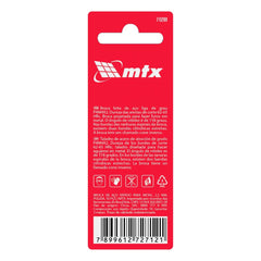 Broca Aço Rápido Standard Metal 2,5mm 10pcs Polida MTX 715259 Precisão HSS