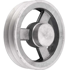 Polia alumínio 180mm 2 canais perfil b Vonder