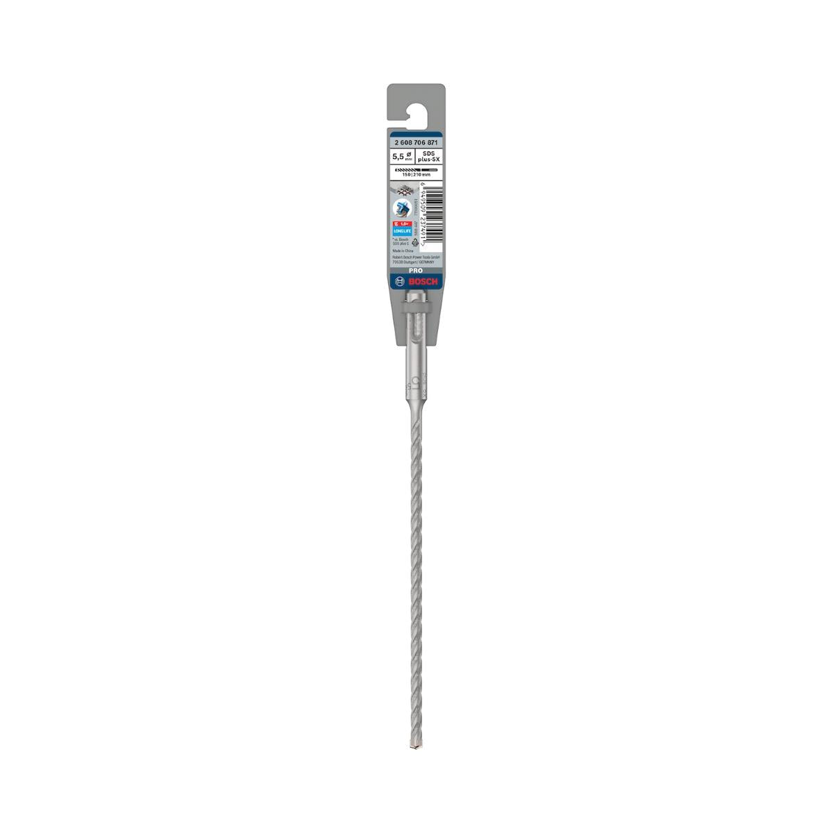 Broca Para Concreto Bosch Pro Sds Plus-5X 5,5X150X210mm