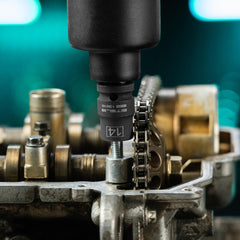 Soquete De Impacto 1/2'' Sextavado Cromo Molibdênio 14mm Stels Resistente