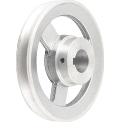 Polia Alumínio 1 Canal Perfil A 150mm com Furo 28mm - Vonder