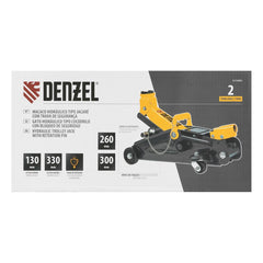 Macaco Hidráulico Jacaré 2 Toneladas 130-330mm Com Trava Denzel 5115455 - Guimepa