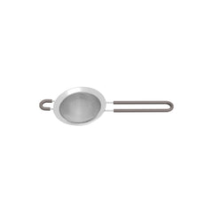 Peneira Tramontina Softta Aço Inox 8,8 cm Com Cabo E Alça Em Silicone Cinza Para Cozinha