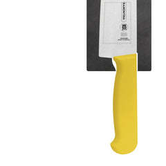 Faca Para Carne Profissional Master 10 Polegadas Aço Inox Cabo Amarelo Tramontina