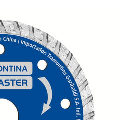Disco de Corte Diamantado 80m/s 14.000rpm 4,3/8 20-16mm Porcelanato Resistência Alta Tramontina MASTER
