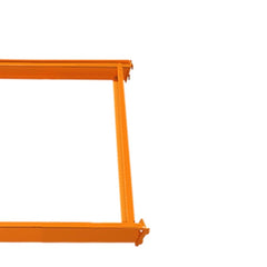 Longarina Mini Porta Paletes 500kg 80x120cm Laranja Presto