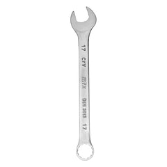 Chave Combinada 17mm CrV Cromo Fosco 45 HRC 15° MTX 151139 Durável e Precisa