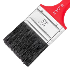 Trincha Pincel 2 1/2'' Cerdas Pretas Cabo Plástico Para Tintas Esmalte Óleo 1PC MTX