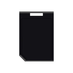 Tábua De Corte Churrasco Black Polipropileno Preto Tramontina