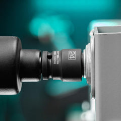 Soquete De Impacto 1/2'' 24mm Sextavado Cromo Molibdênio Stels Durável
