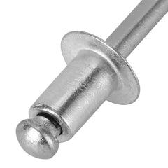 Rebite de Repuxo 4.8x14mm 50 Pcs MTX Aço Galvanizado Resistente Corrosão