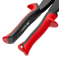 Tesoura Para Chapa Corte Direito 250mm (10'') Aço 45 Cabo Dupla Injeção Trava Segurança MTX 783329