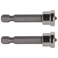 Bits Drywall 1/4" Phillips PH2 Limitador 50 mm 2 Unidades Tradestar