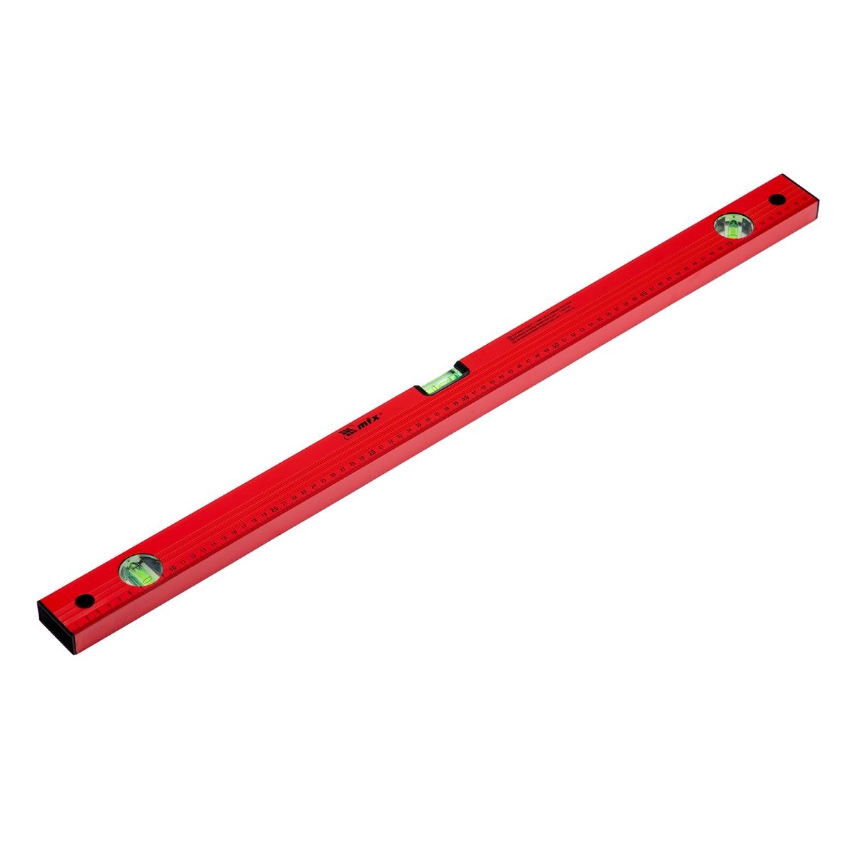 Nível Alumínio com Régua e 3 Bolhas 800mm 32pol MTX 332269 Precisão ±1mm/m