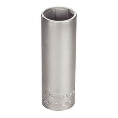 Soquete Sextavado Longo 27mm 1/2'' DIN 3124 Hyper Drive Aço Cromo Vanádio Duradouro Tramontina PRO